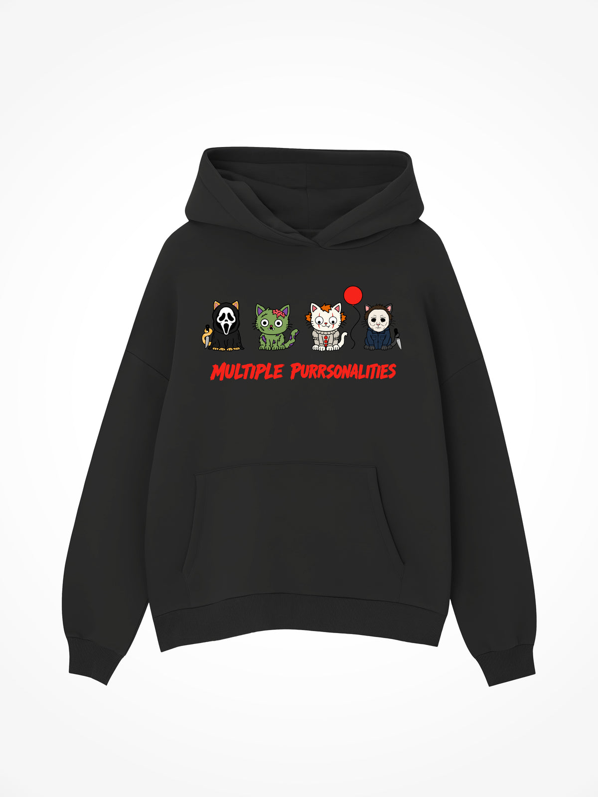 Multiple Purrsonalities Spooky - Hoodie