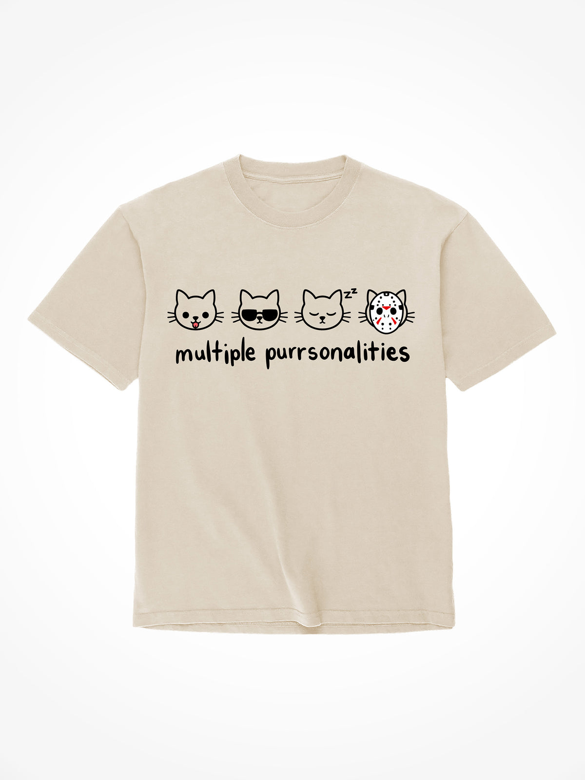 Multiple Purrsonalities - T-Shirt